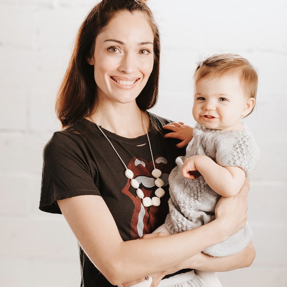 Anjie + Ash antoinette silicone teething necklace