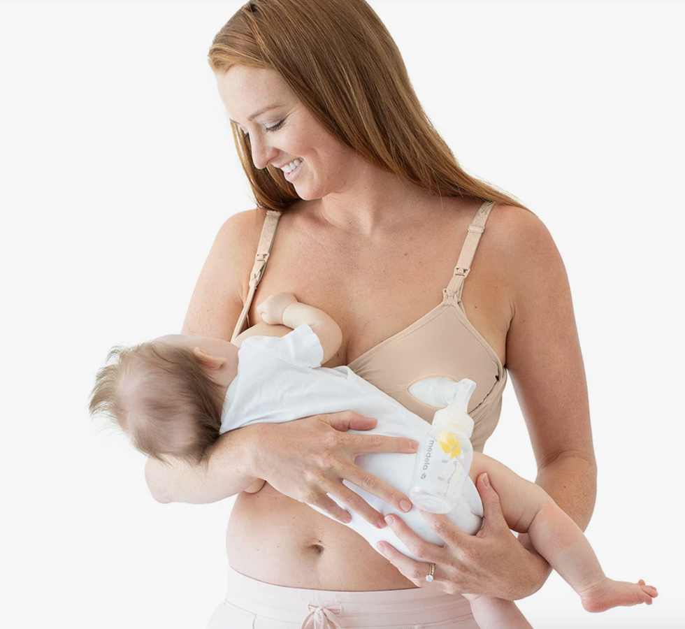 Sublimeu00ae Hands-Free Pumping & Nursing Bra