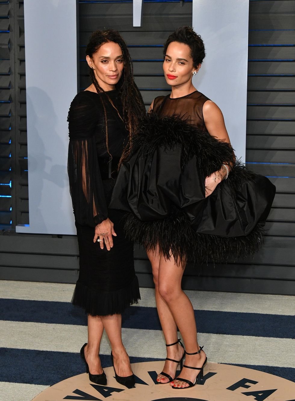 lisa-bonnet-and-zoe-kravits-on-the-red-carpet