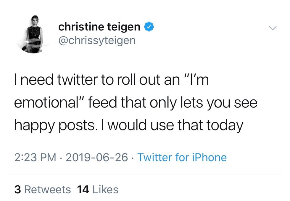 chrissy teigen asked for happy post so here are some of our faves 0 Motherly