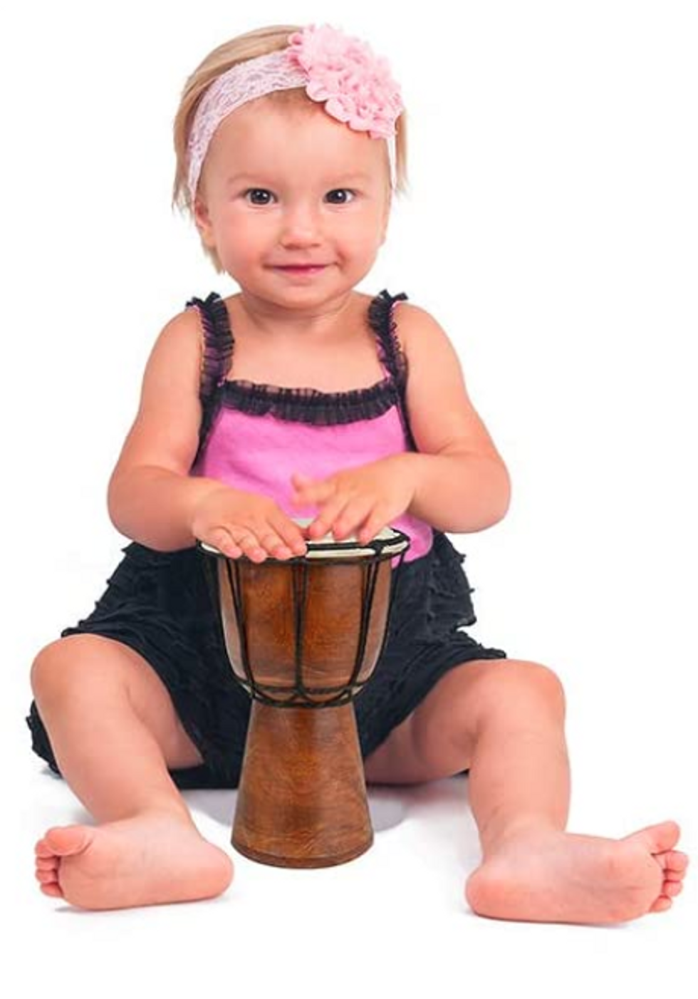 ArtCreativity 8 Inch Mini Wooden Toy Drum