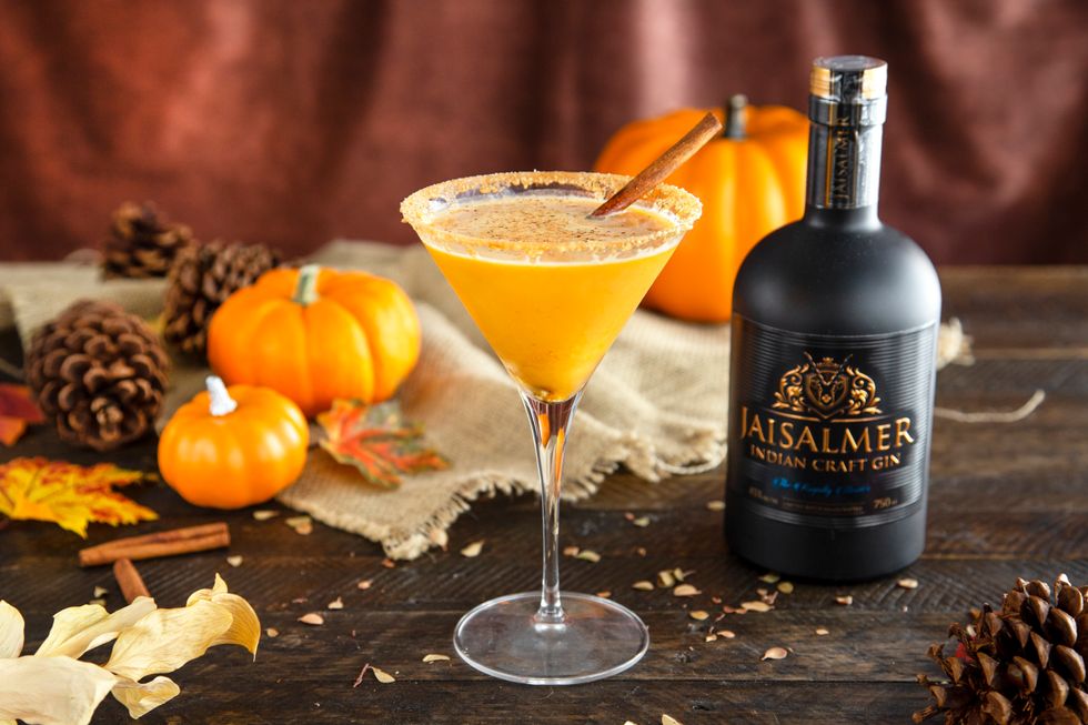 Pumpkin pie martini