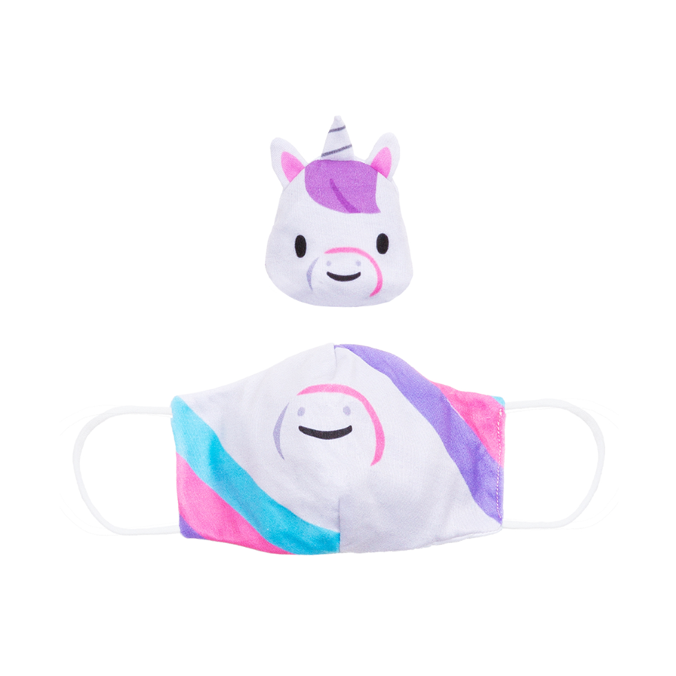 Cubcoats Uki the Unicorn mask buddy