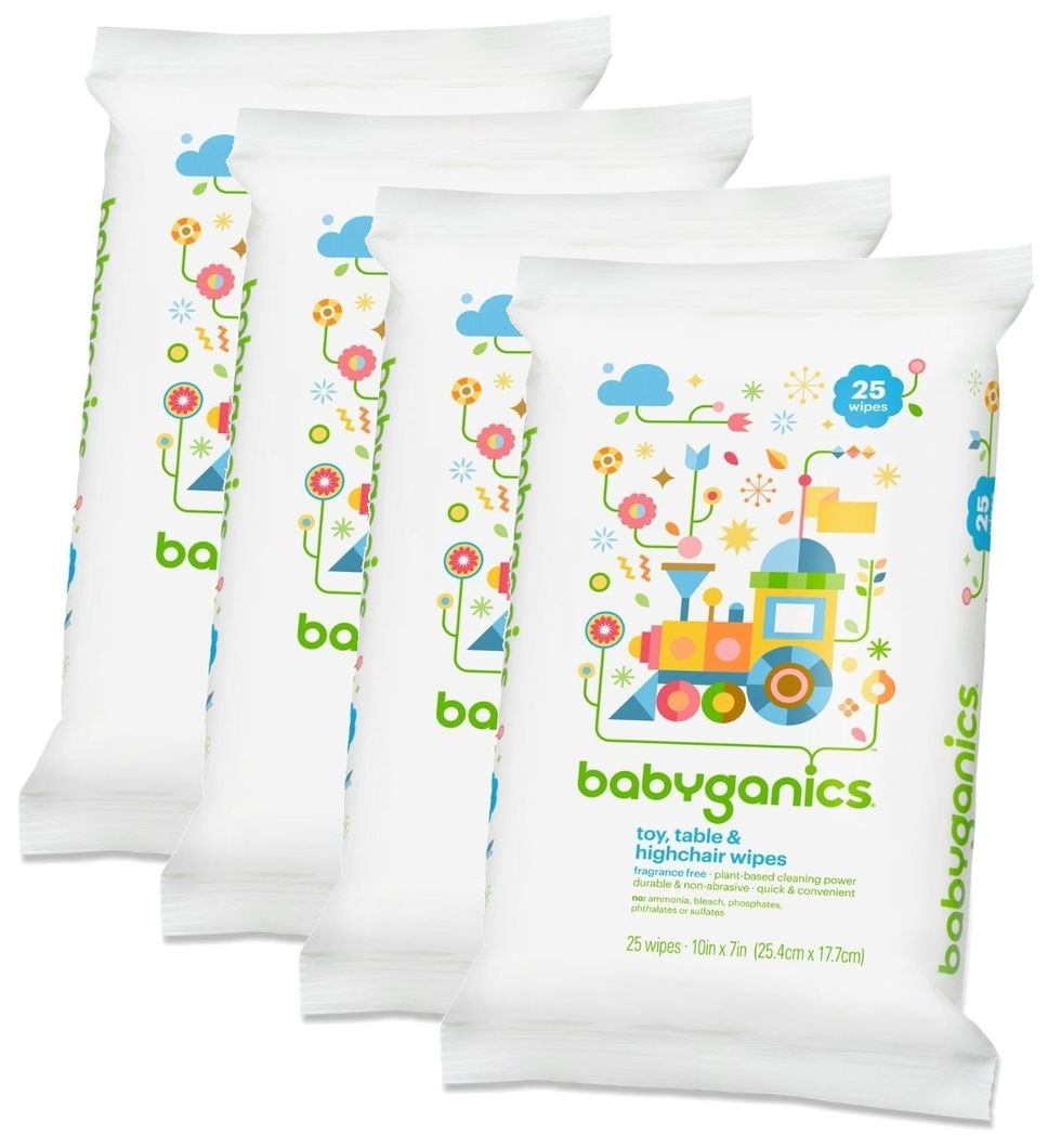 Babyganics Toy, Table & Highchair Wipes