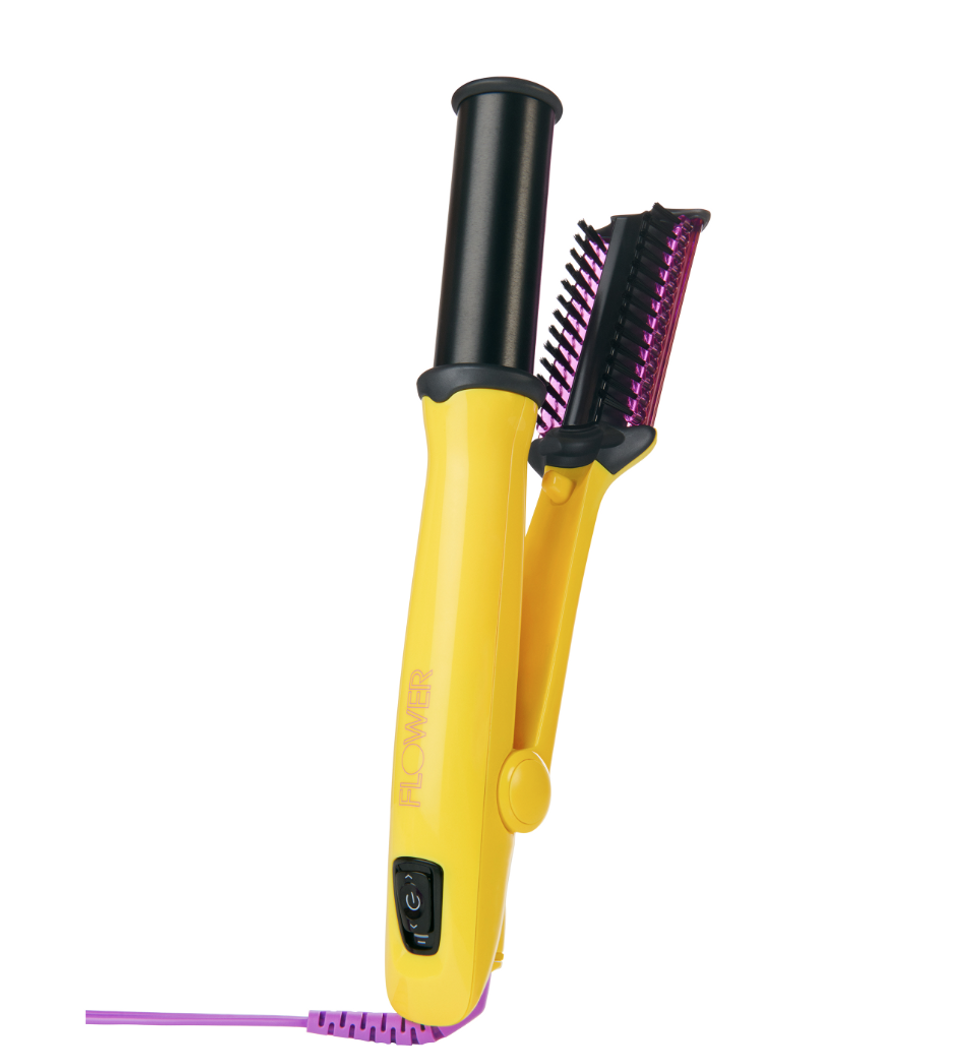 Flower Hair Tools Titanium 1.25u201d Rotating Styling Iron
