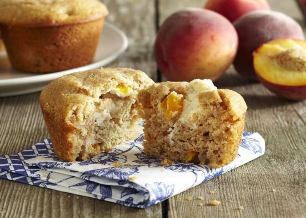 Peaches and Cream Muffins