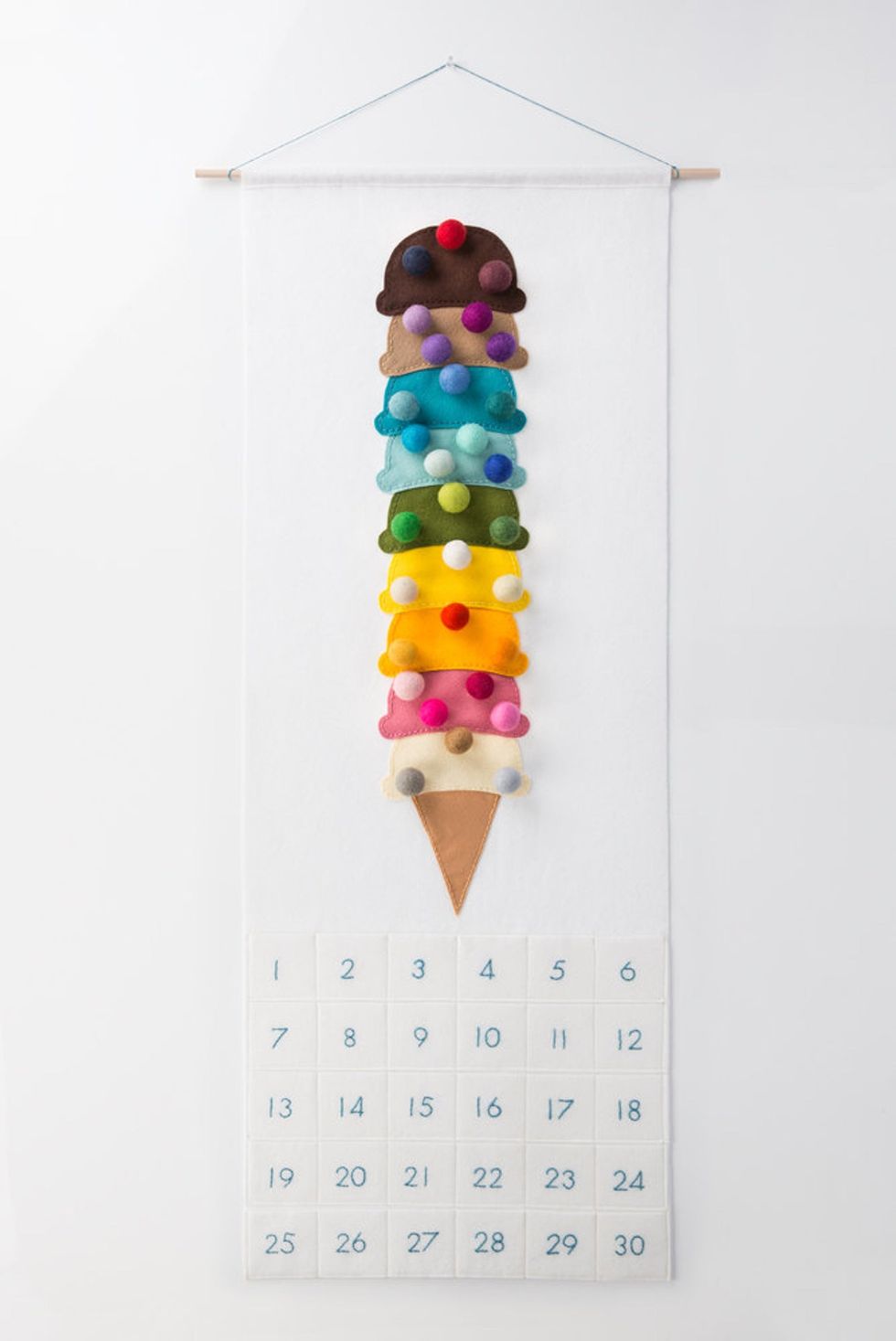 Birthday Countdown - Felt Pattern