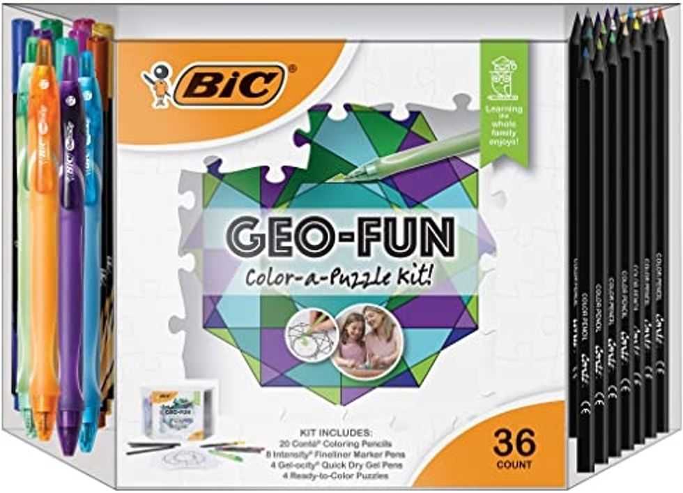 BIC color your own puzzle