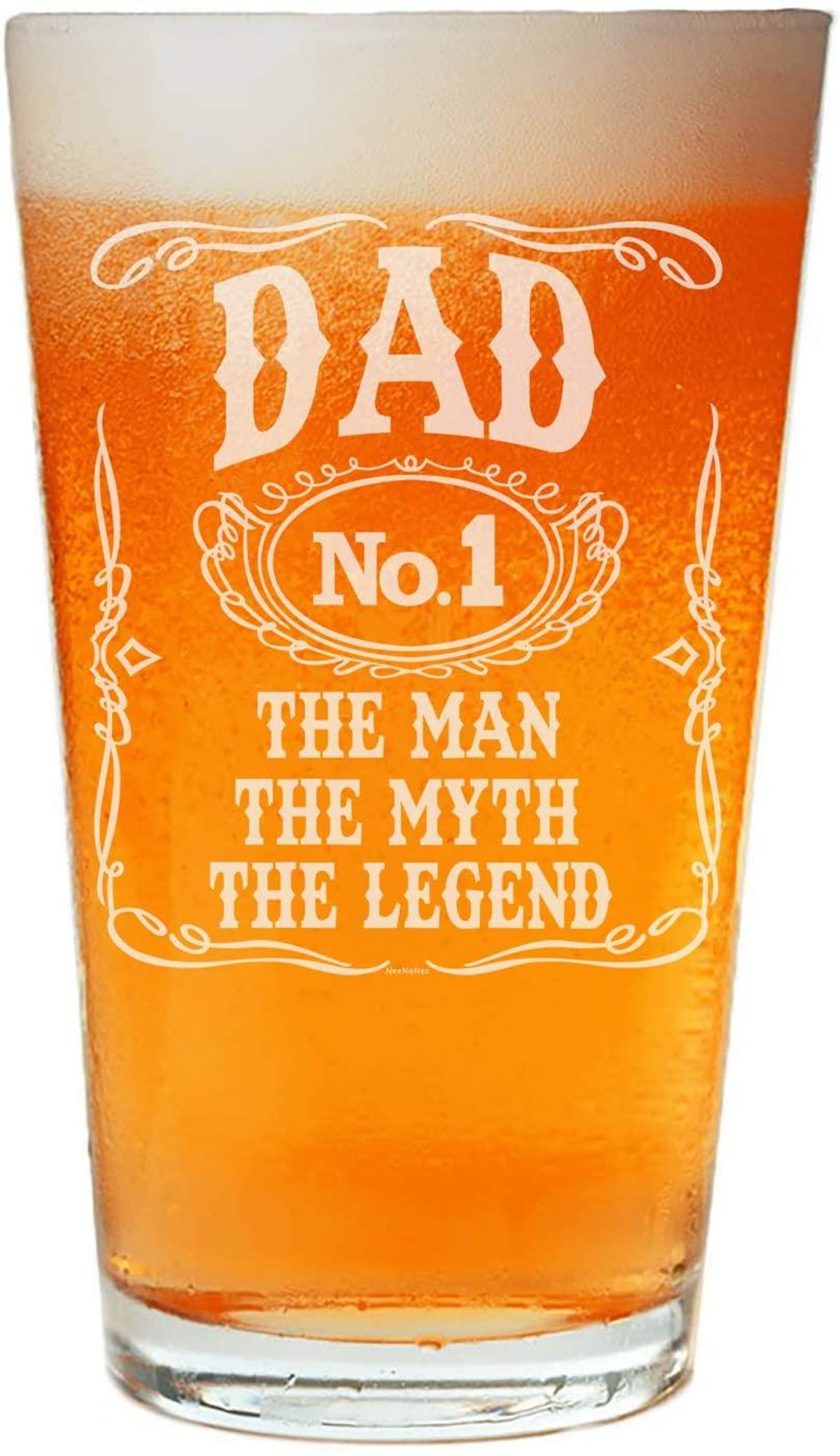 Dad The Man The Myth The Legend Beer Pint