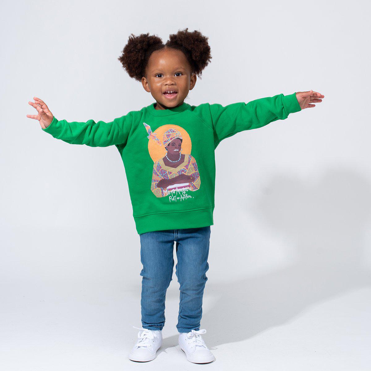 Piccolina Maya Angelou trailblazer sweatshirt