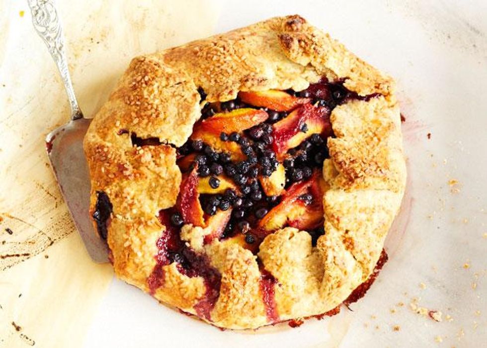 Frozen fruit crostata