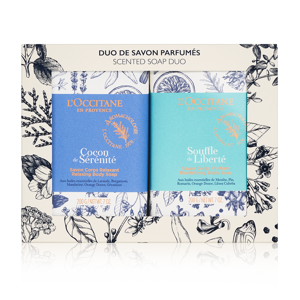 Lu2019Occitane scented soap duo