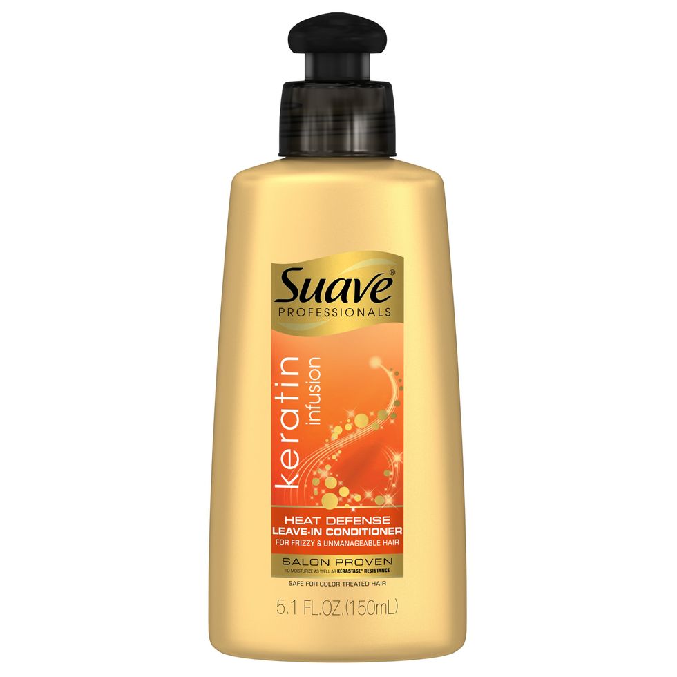 suave professionals keratin infusion heat defense leave-in conditioner