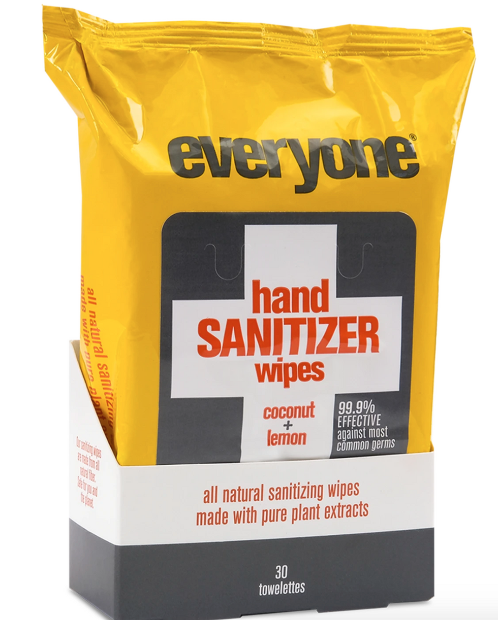 Hand Sanitizer Wipes Coconut + Lemon