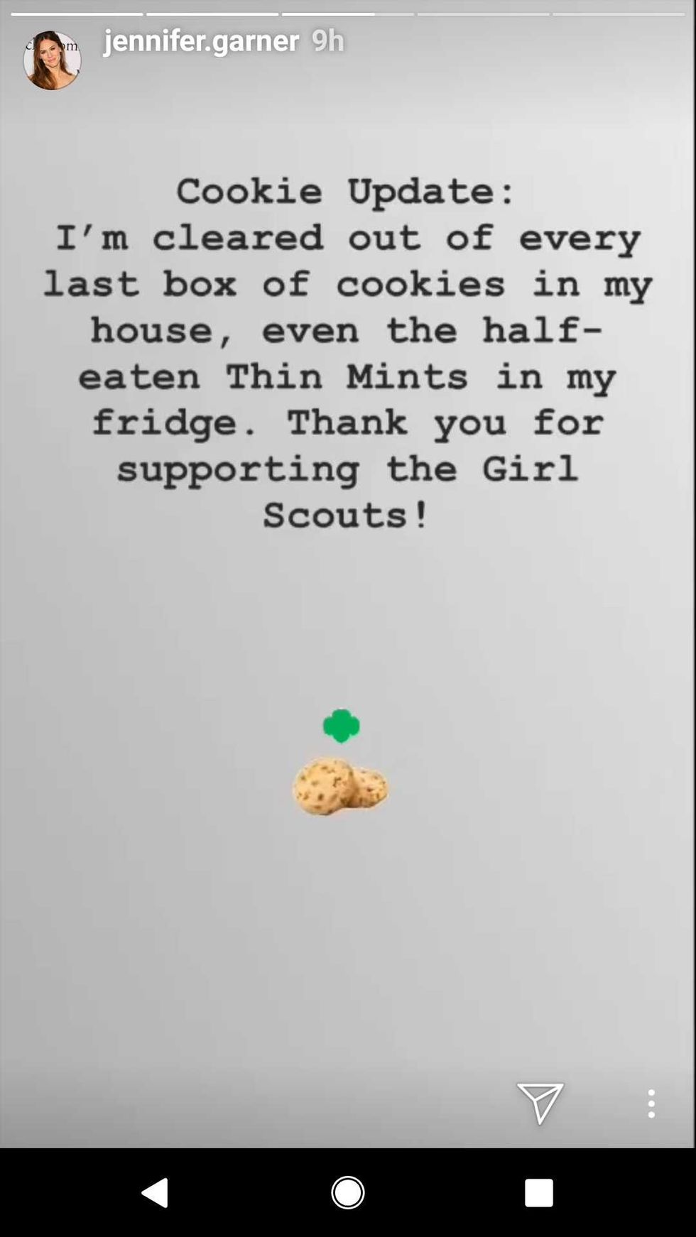 jennifer garner girl scout cookies 1