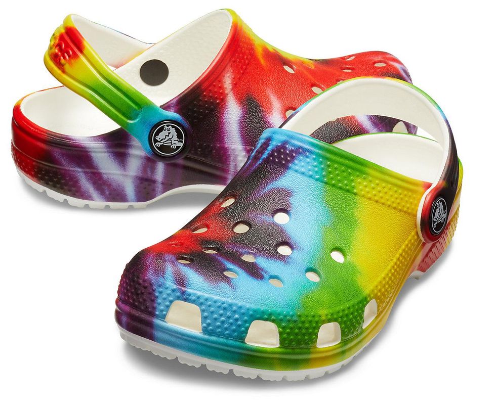 Crocs-tie-die-slip-on-kids-shoe