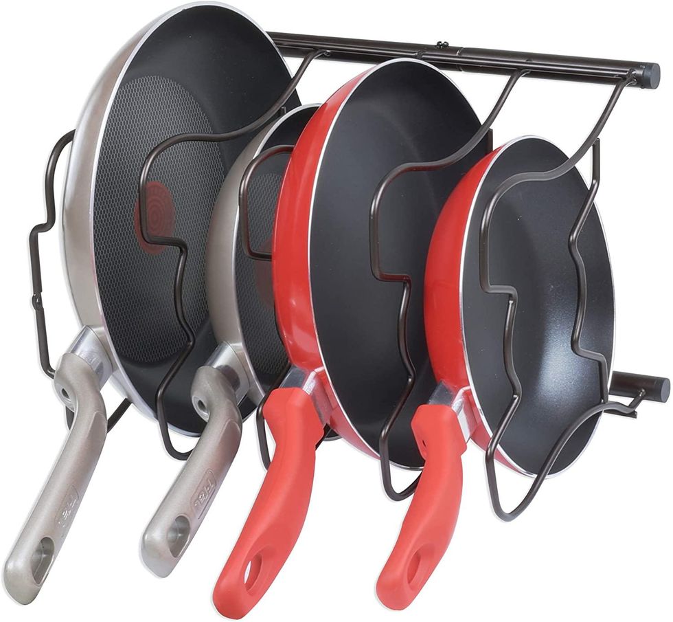 SimpleHouseware Pan and Pot Lid Organizer Rack