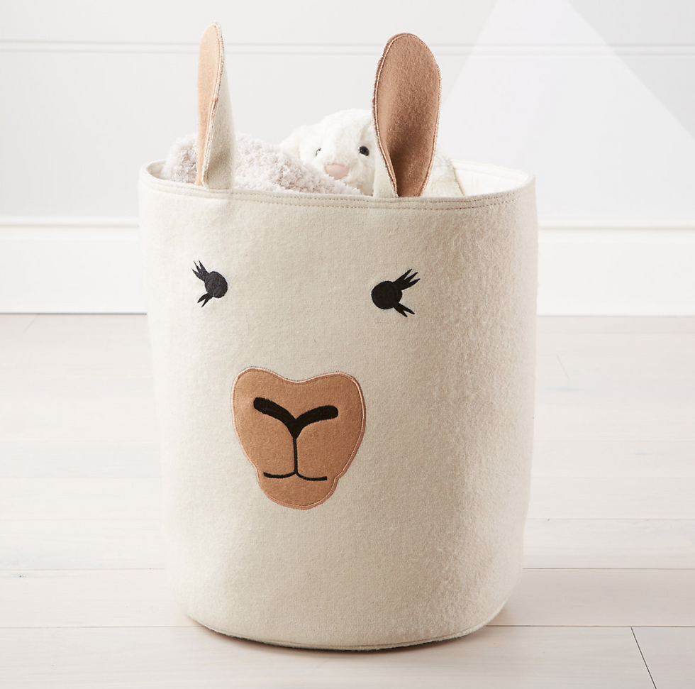 Llama Storage Bin