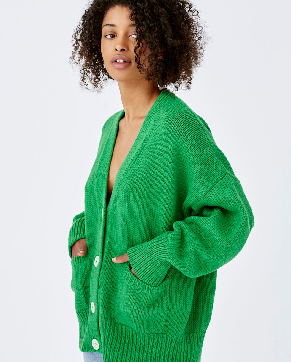 Babaa cardigan woman no16 wild fern