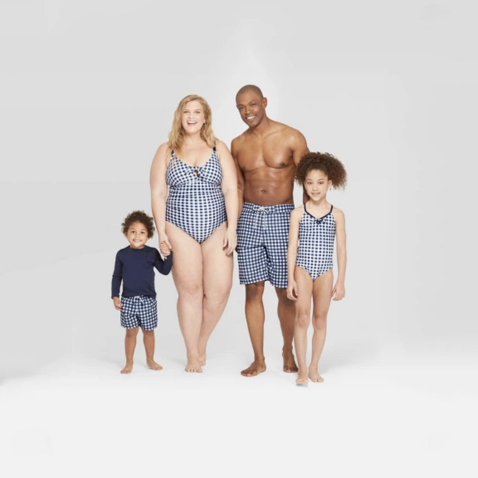 matching family swimsuits
