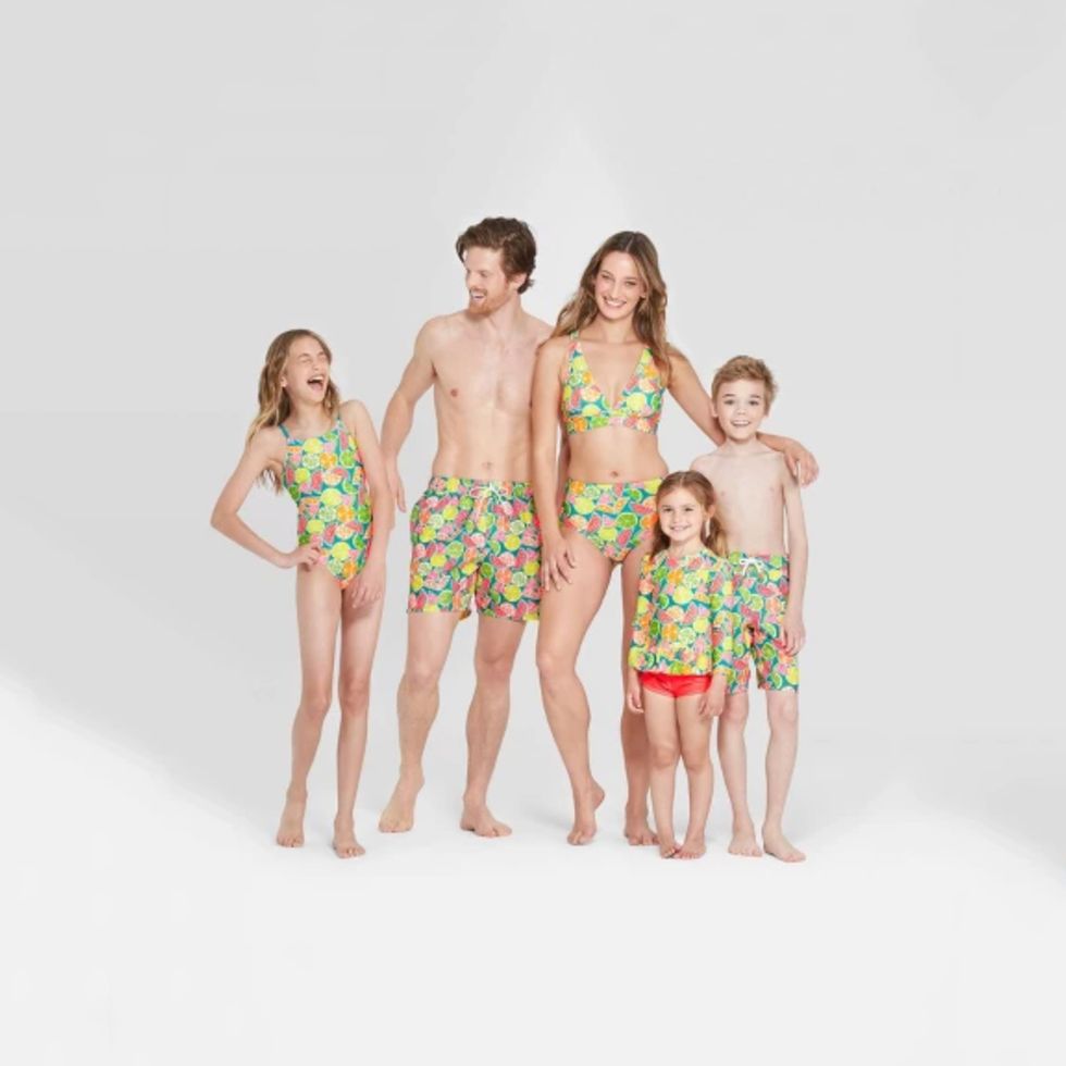 matching family swimsuits