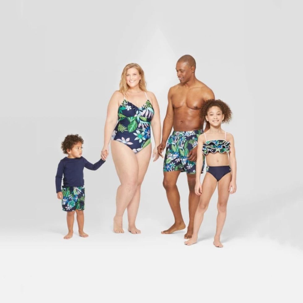 matching family swimsuits