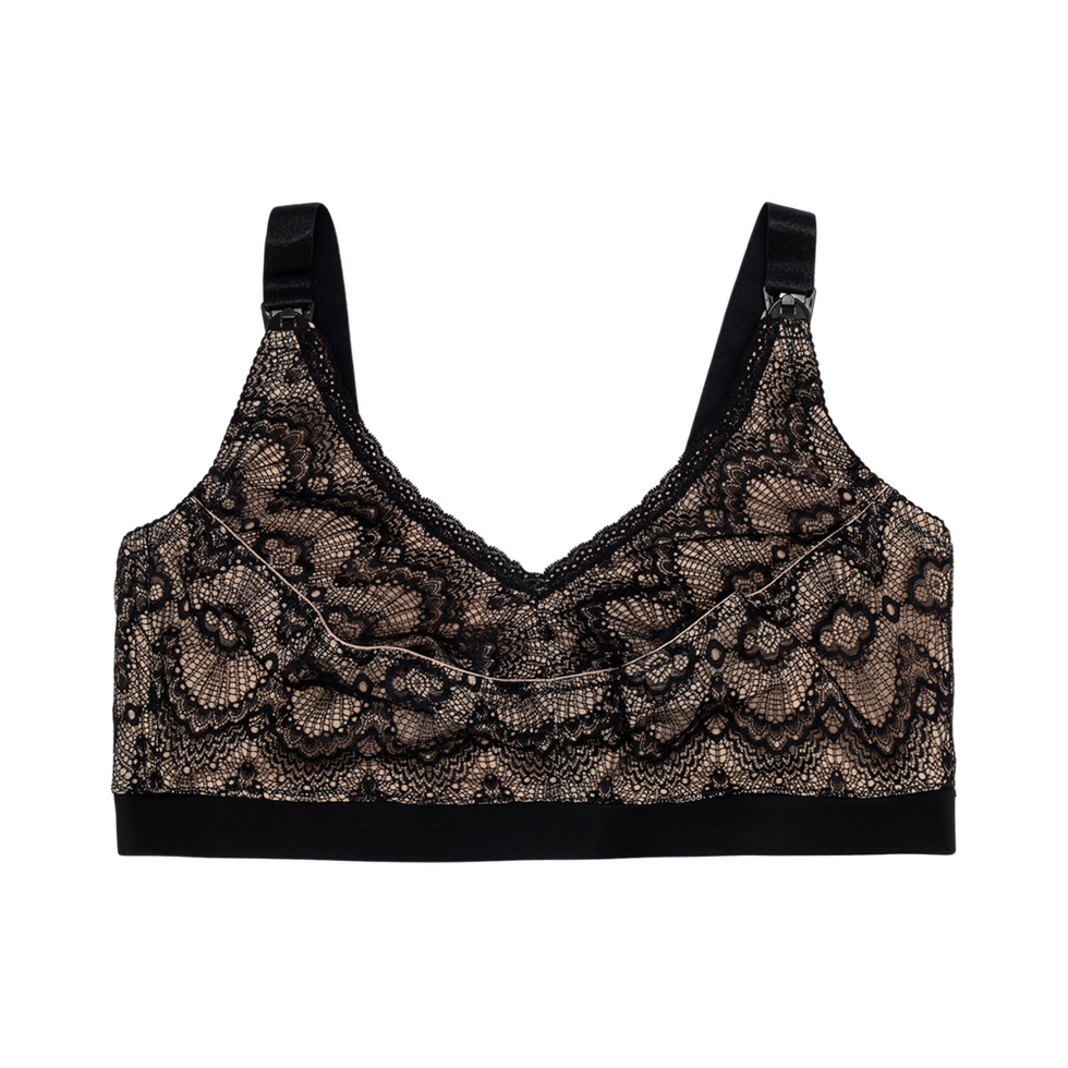 Milkful Ruby plus-size nursing and pumping bralette