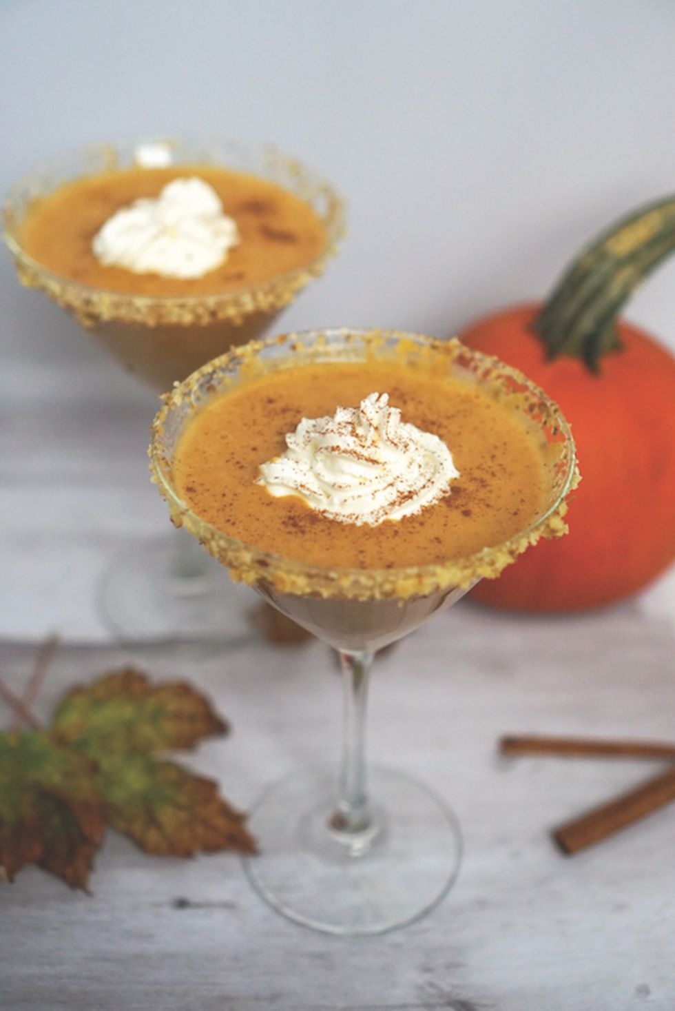 Pumpkin pie mock-tini