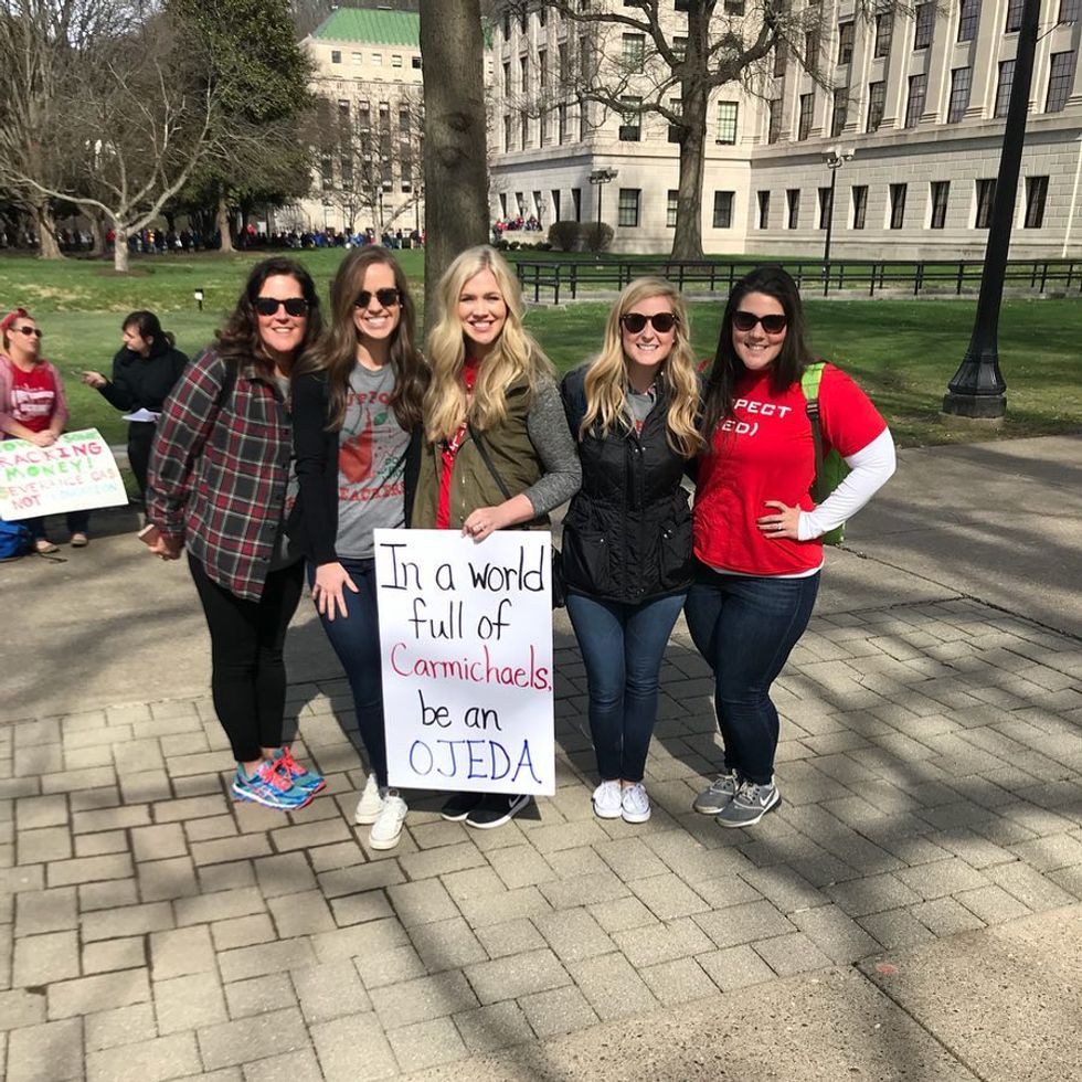 moms behind teachers strikes inspire us 0 Motherly