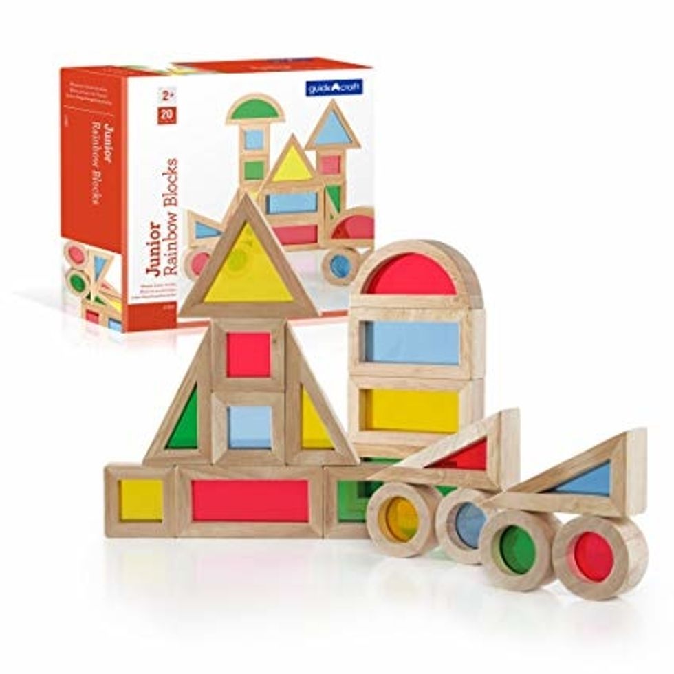 Guidecraft jr. rainbow blocks