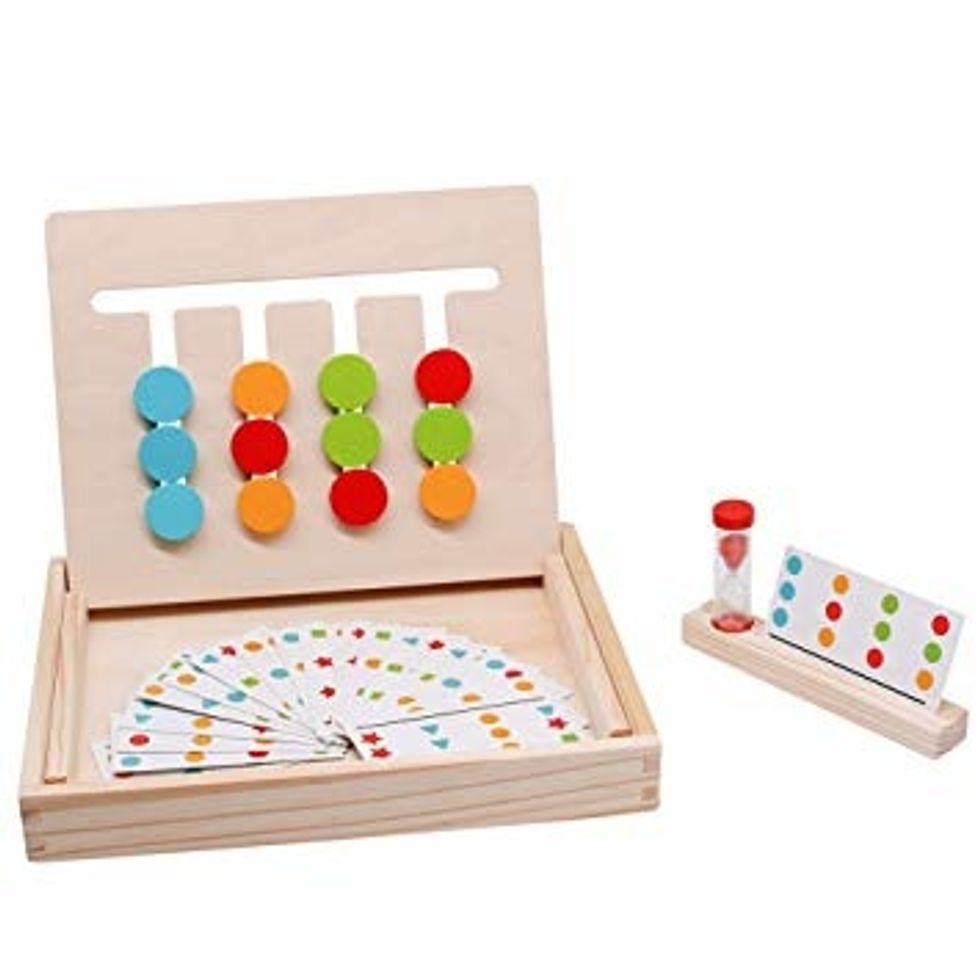 Fajiabao Montessori logic games slide puzzle board