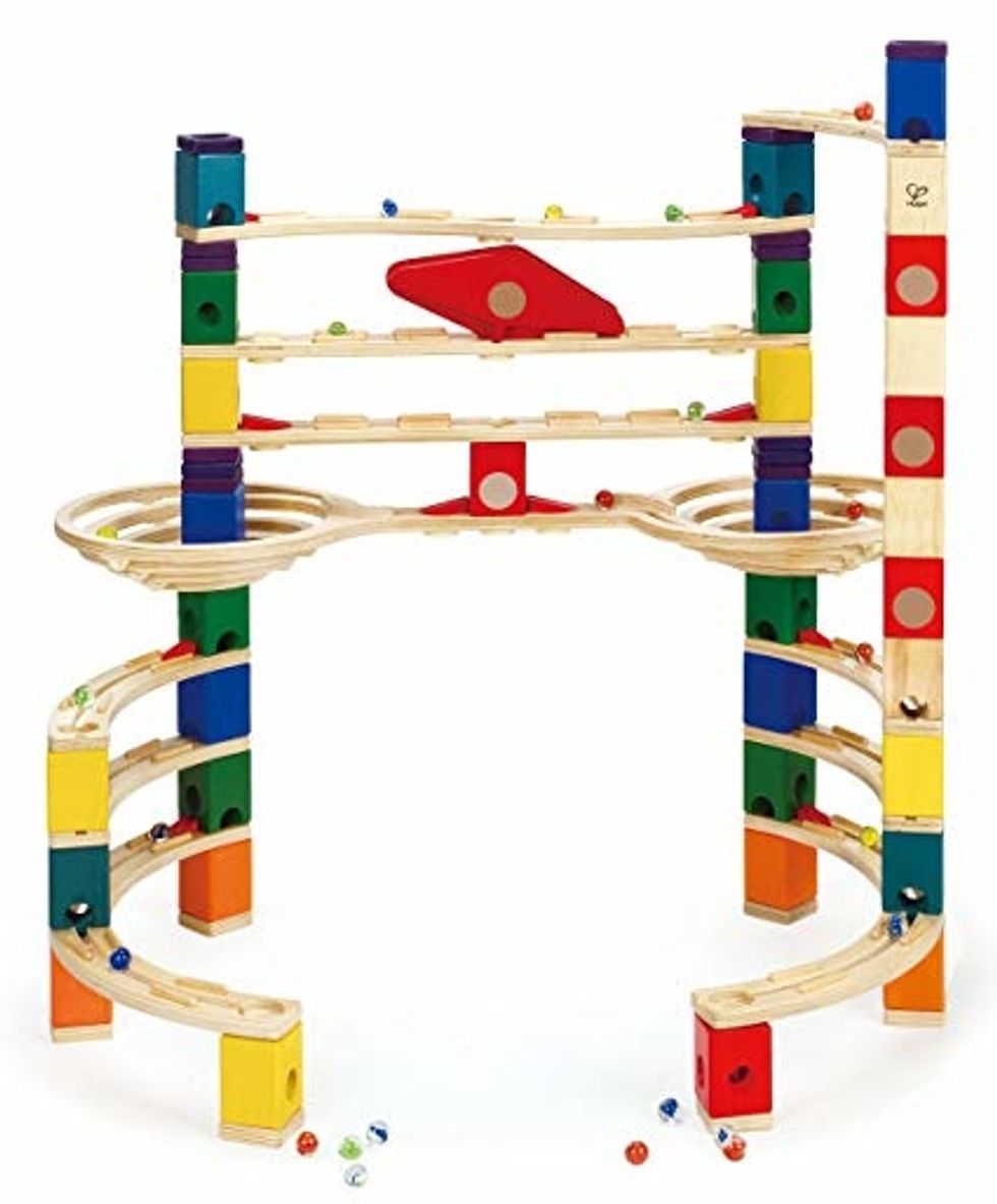 Hape quadrilla wooden marble run