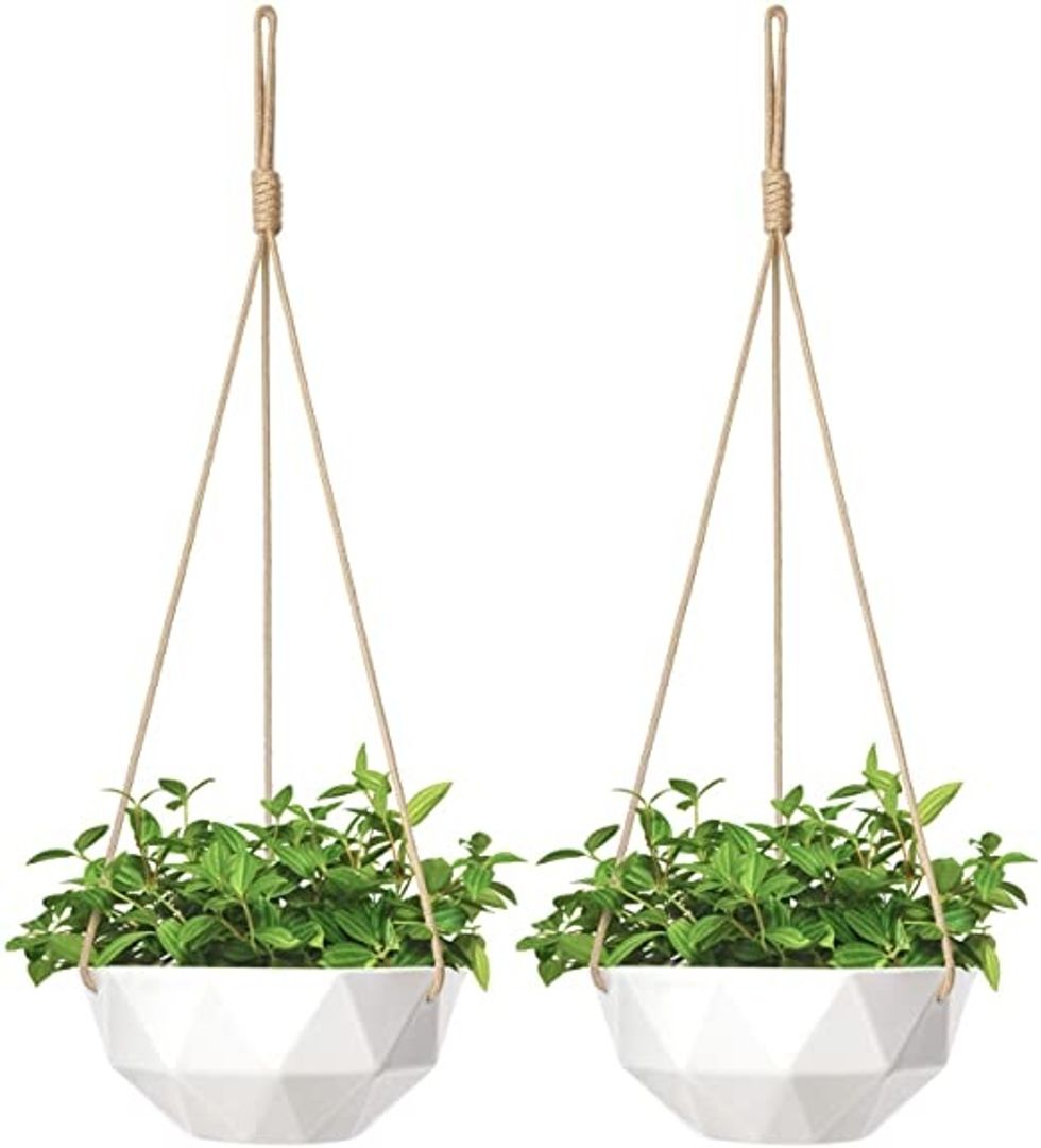 Mkono ceramic hanging planter