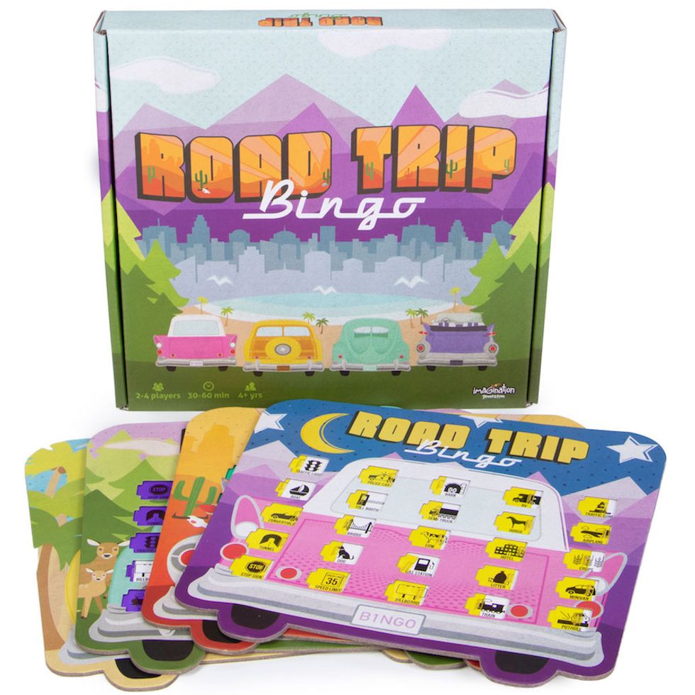 Imagination Generation road trip travelling bingo game