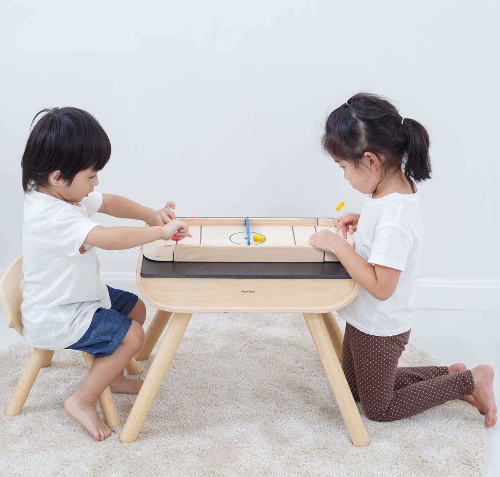 Plan Toys 2-in-1 shuffleboard game