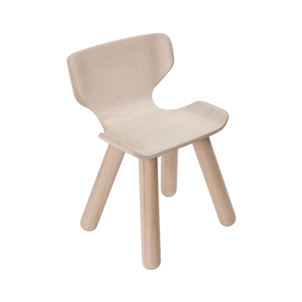 Plan Toys kids' wooden chair 