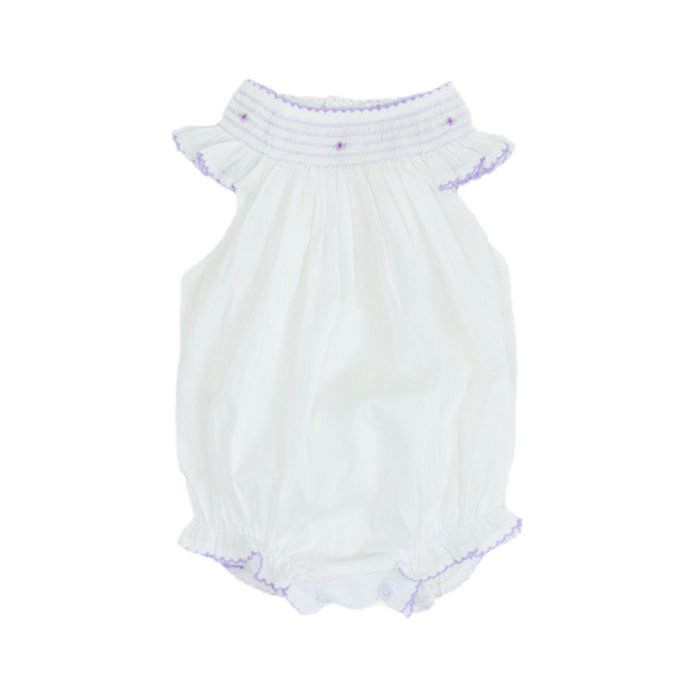 Cuclie Baby smocked bubble romper