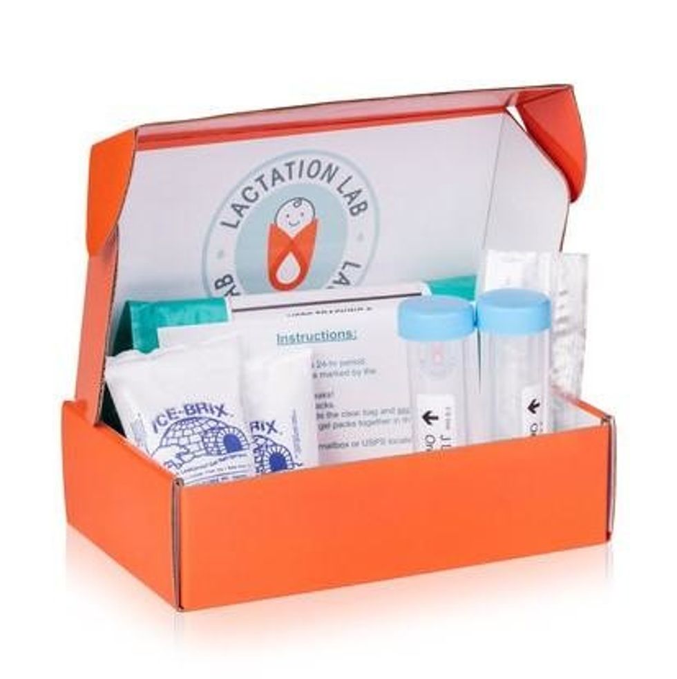 Lactation Lab premium breastmilk testing kit