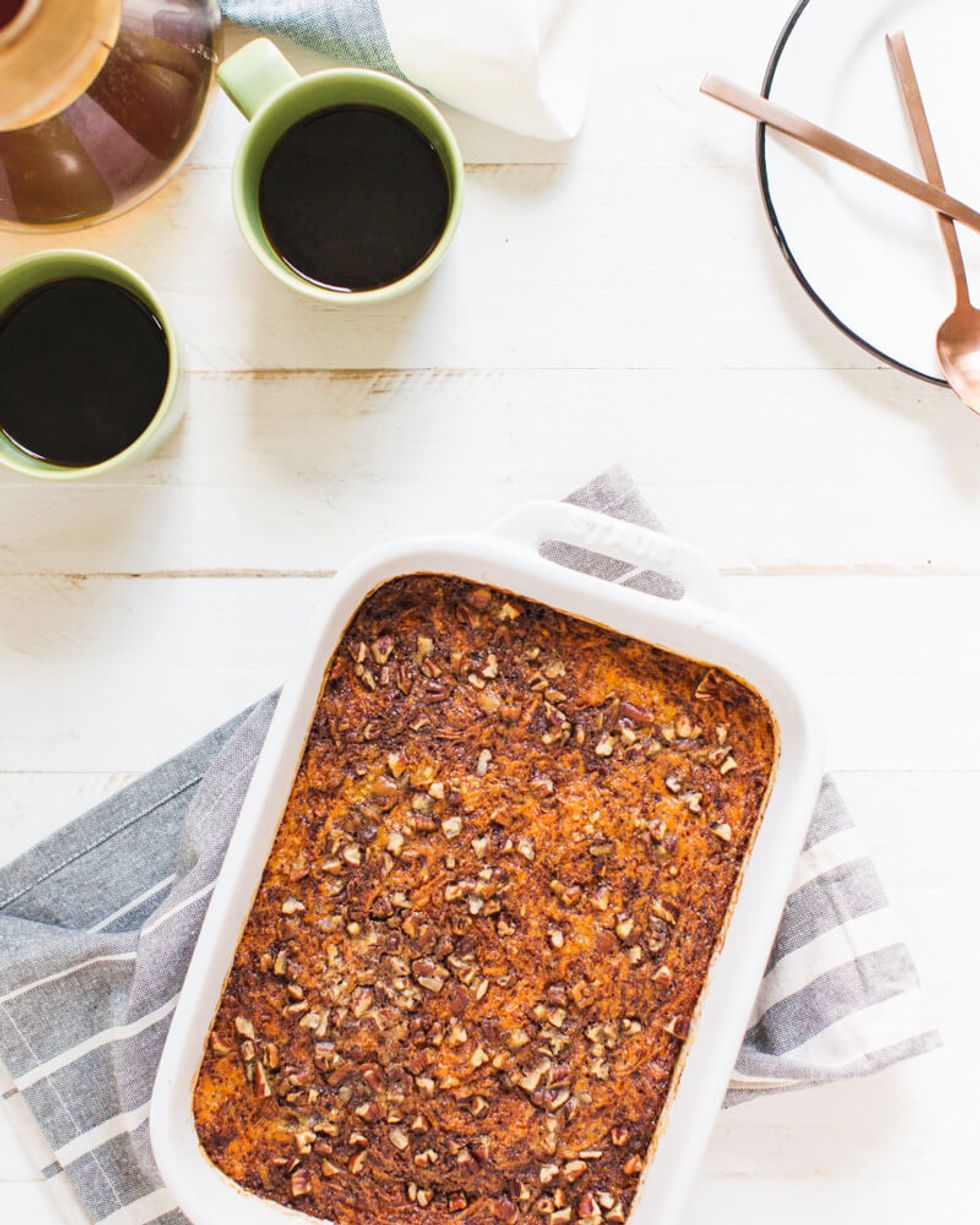 Carrot cake baked steel cut oatmeal