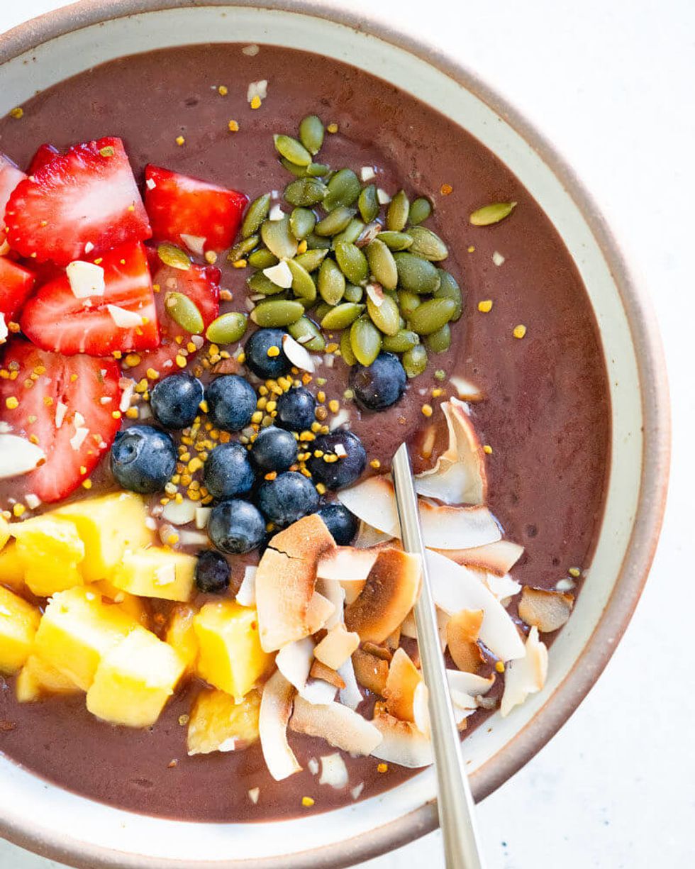 Homemade acai bowl