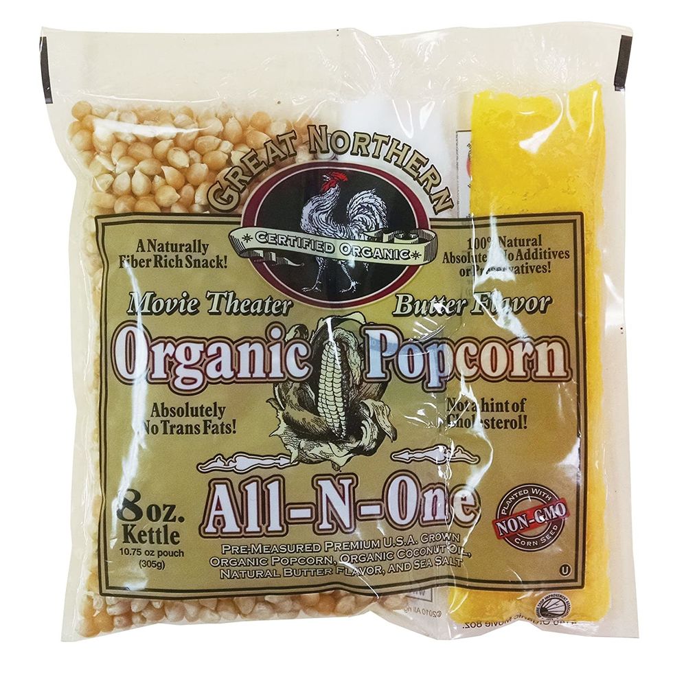 Certified Organic 8 Oz Movie Theater Great Northern Popcorn