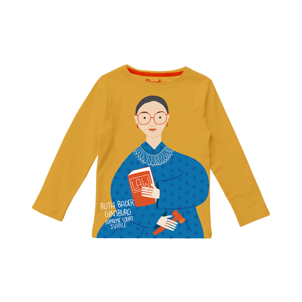 Piccolina Ruth Bader Ginsburg trailblazer long sleeve tee