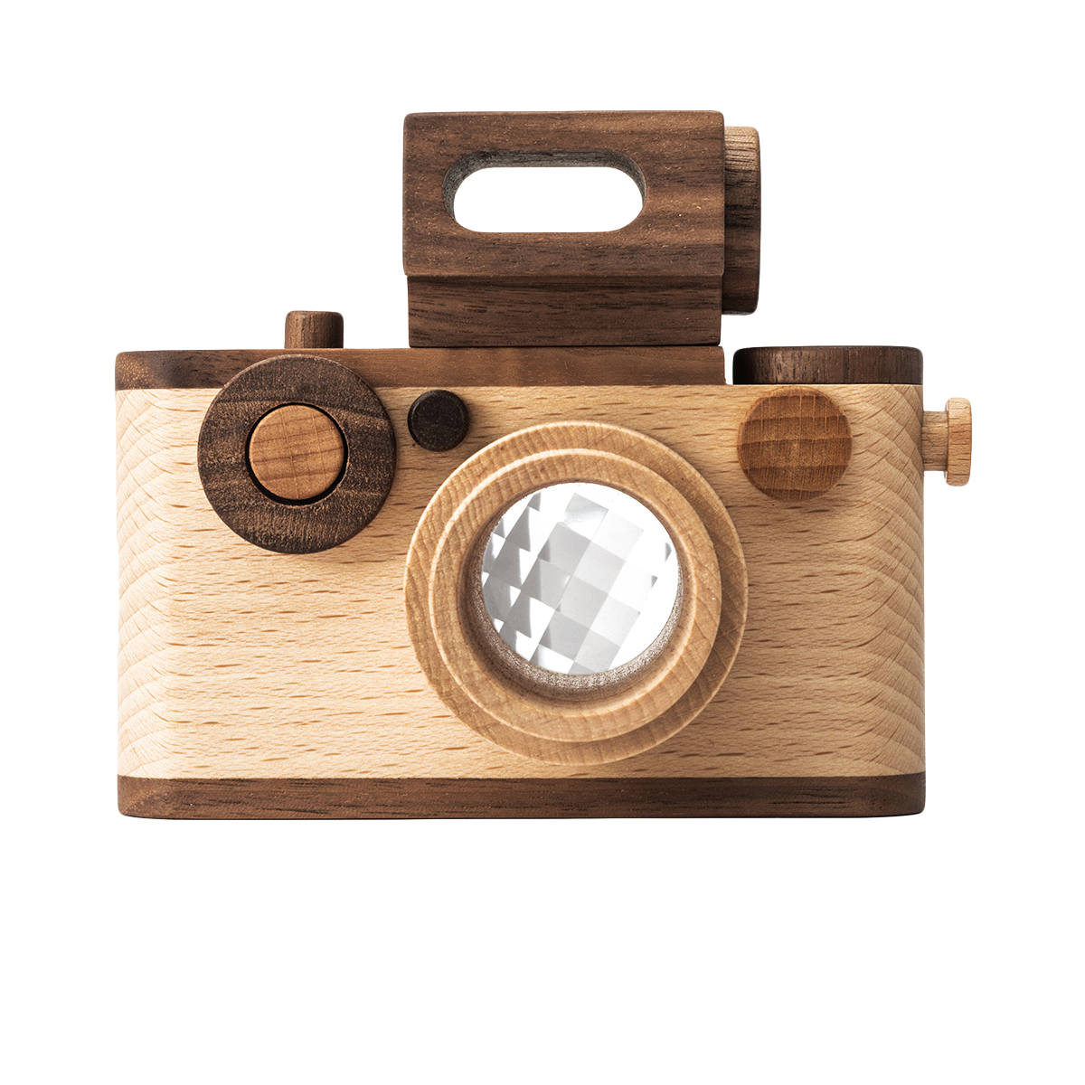 Father's Factory 35MM vintage wooden toy camera