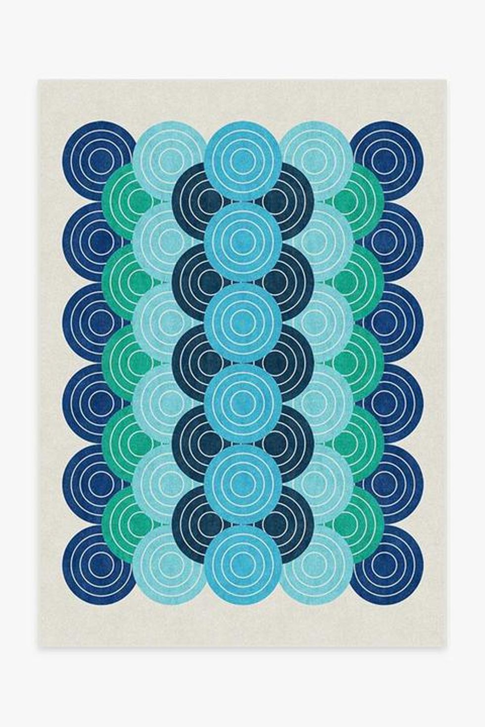 Ruggable Jonathan Adler Biba Blue Green Rug