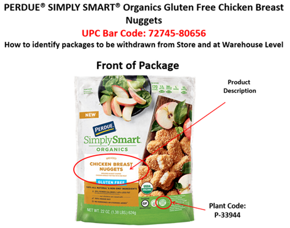 perdue chicken nuggets recall 0