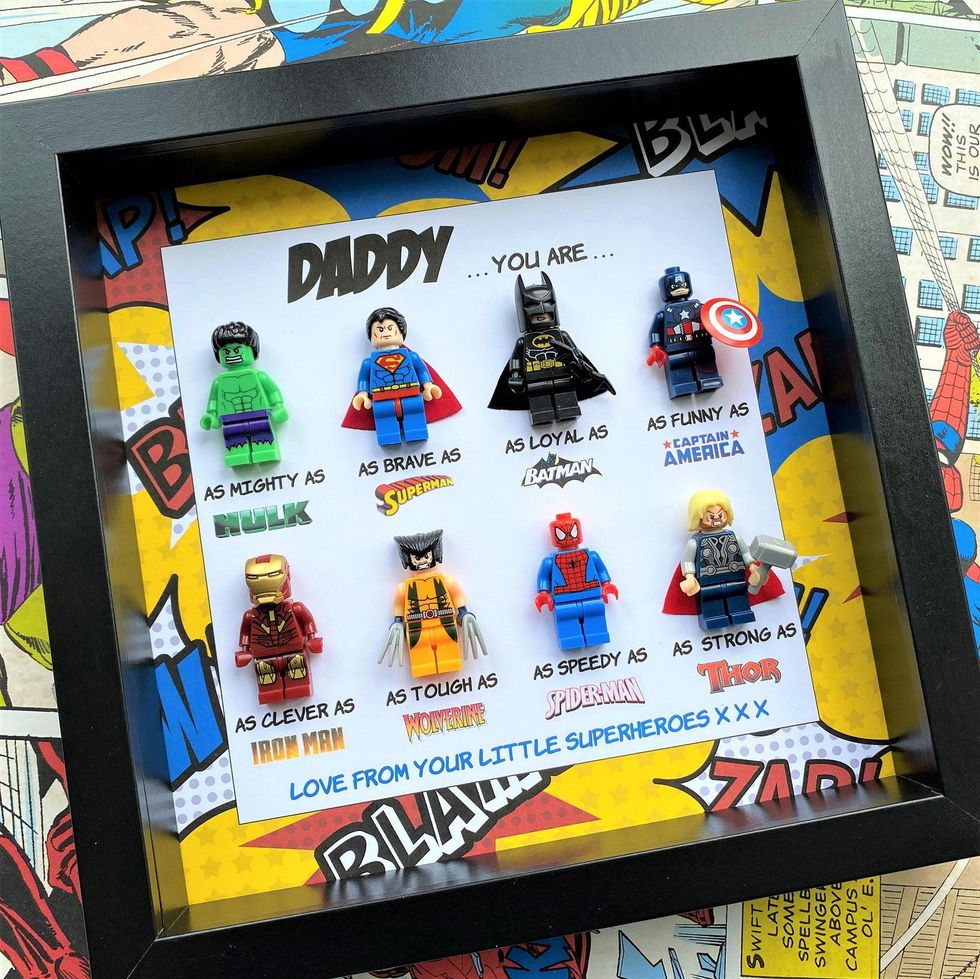 Personalized LEGOu00ae Super Hero Frames