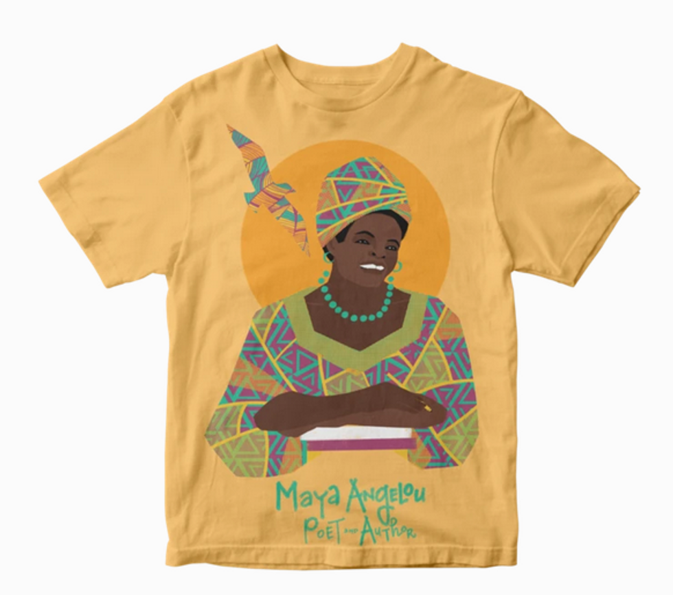 Maya Angelou trailblazer tee