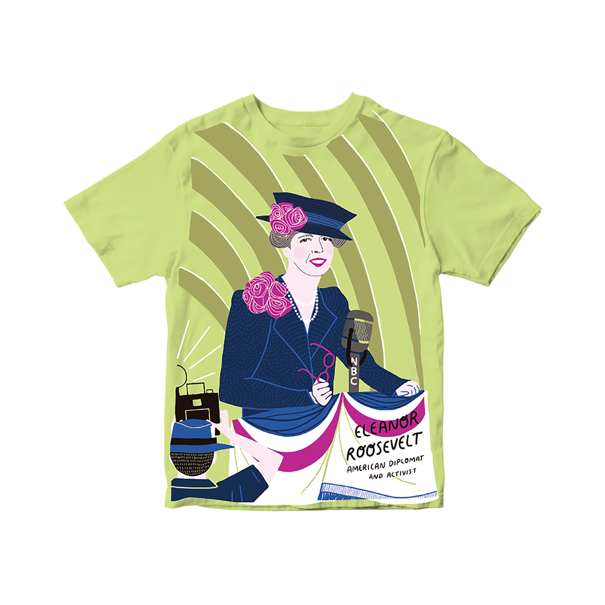 Piccolina eleanor roosevelt trailblazer tee