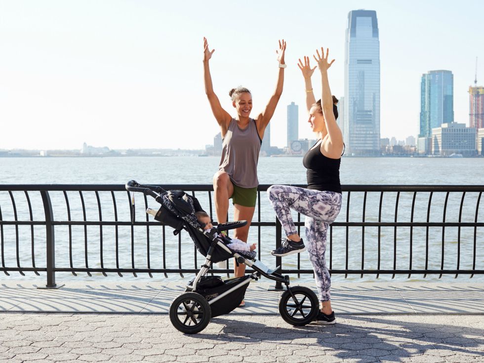 postpartum stroller workout can stick 3 Motherly