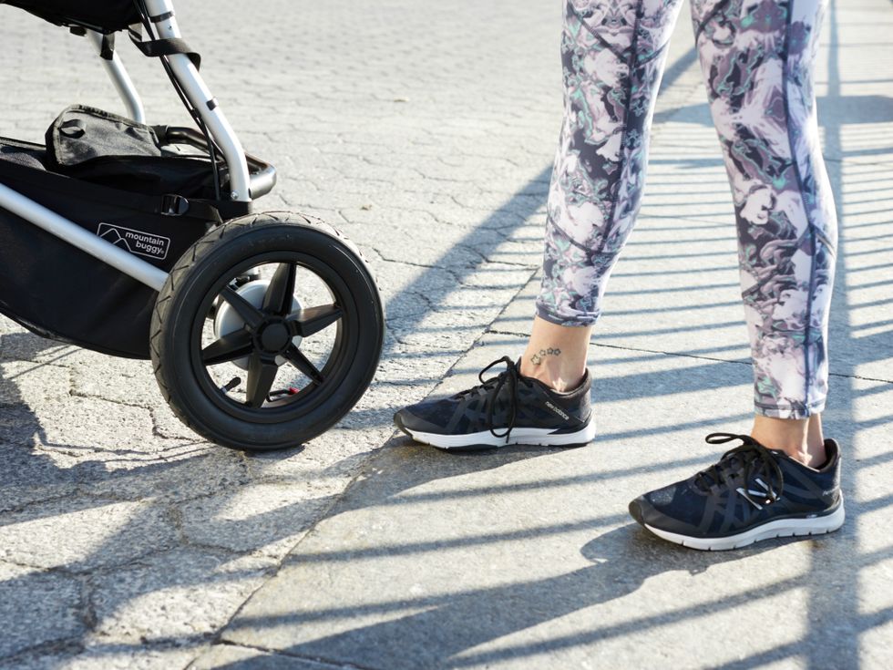 postpartum stroller workout can stick 5 Motherly